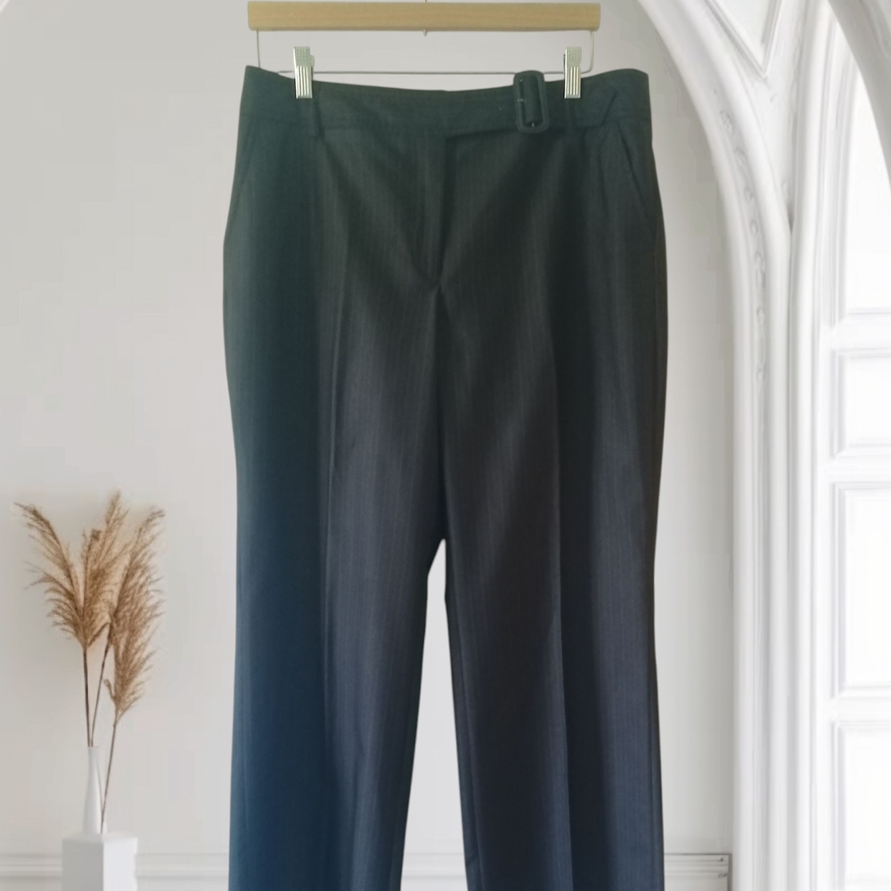 Elegant Charcoal Women's Trousers